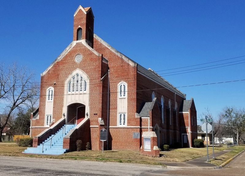 The view of the Palestine Missionary Baptist Church from the street image. Click for full size.