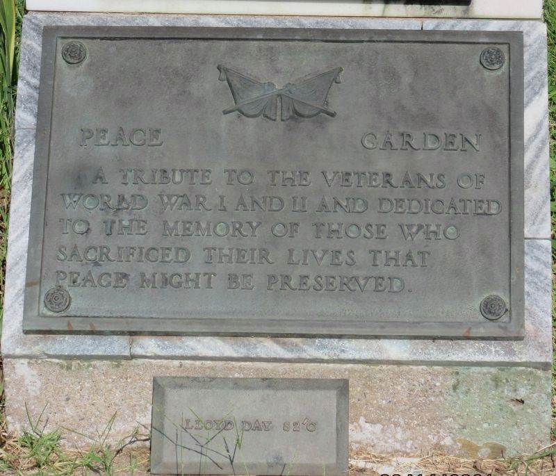 Cement Area Veterans Memorial. Click for full size. Cement Area Veterans Memorial image. Click for full size.