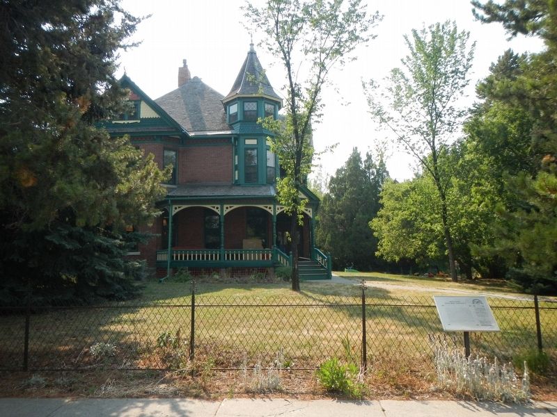 Brewery Historic District Marker and Lehrkind Mansion image. Click for full size.