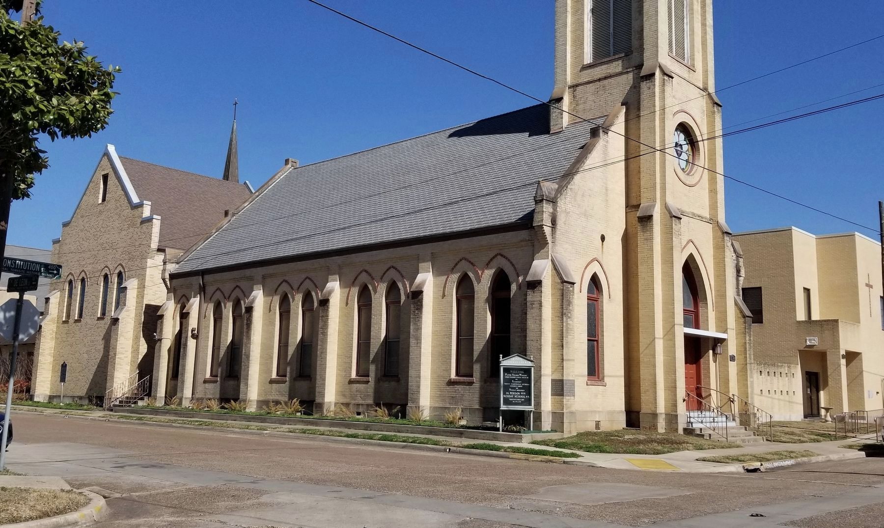 Trinity Evangelical Lutheran Church Marker image. Click for full size.