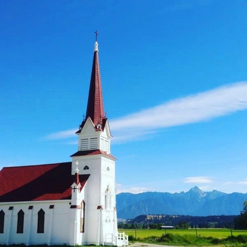 St. Eugene Mission Church near Cranbrook, BC. Click for full size. St. Eugene Mission Church near Cranbrook, BC image. Click for full size.