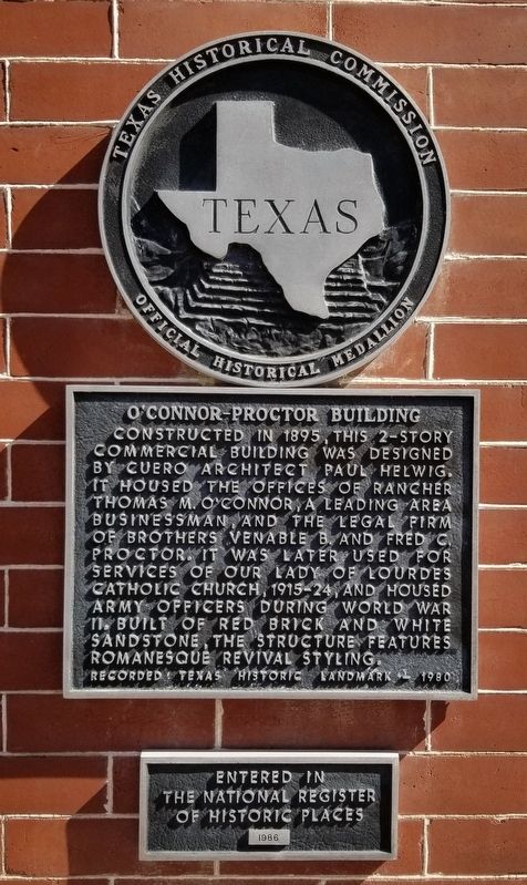 O'Connor-Proctor Building Marker image. Click for full size.