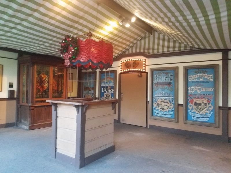 Replica Birdcage Theatre Entrance image. Click for full size.