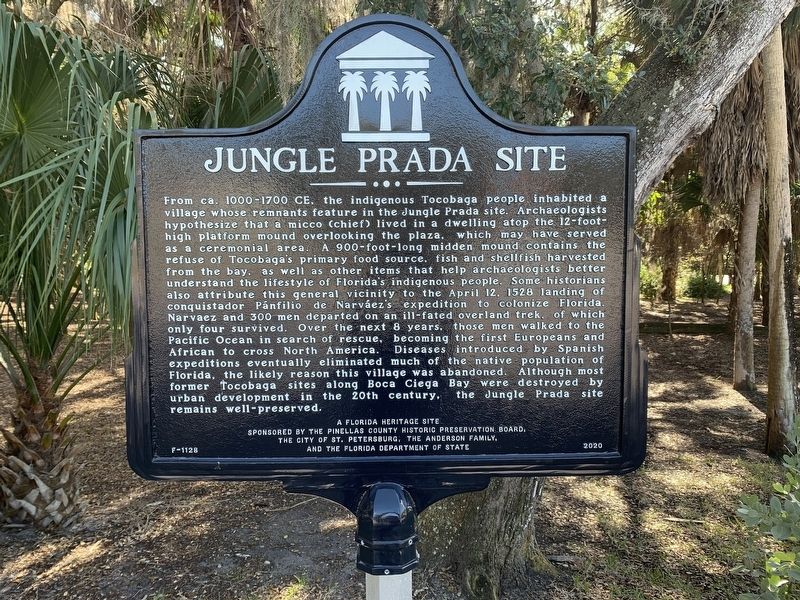 Jungle Prada Site Historical Marker