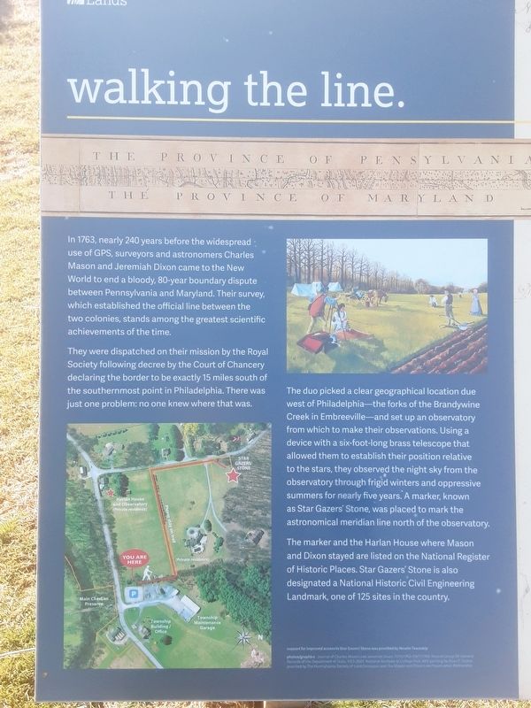 Walking the Line Marker image. Click for full size.