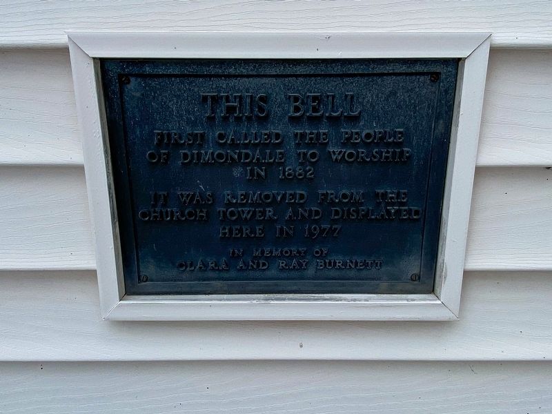 First Presbyterian Church Bell Marker. Click for full size. First Presbyterian Church Bell Marker image. Click for full size.