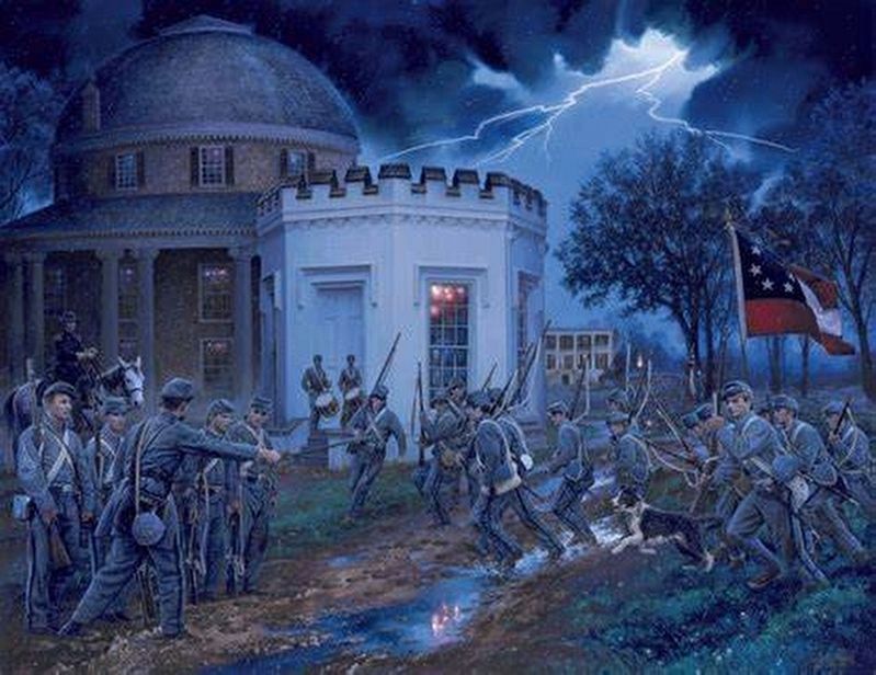 "Alabama Corps of Cadets Call to Battle" image. Click for full size.