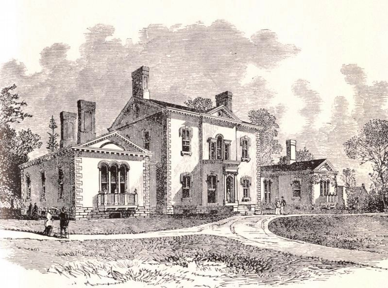 The Ashland mansion depicted during Kentucky Universitys tenure image. Click for more information.