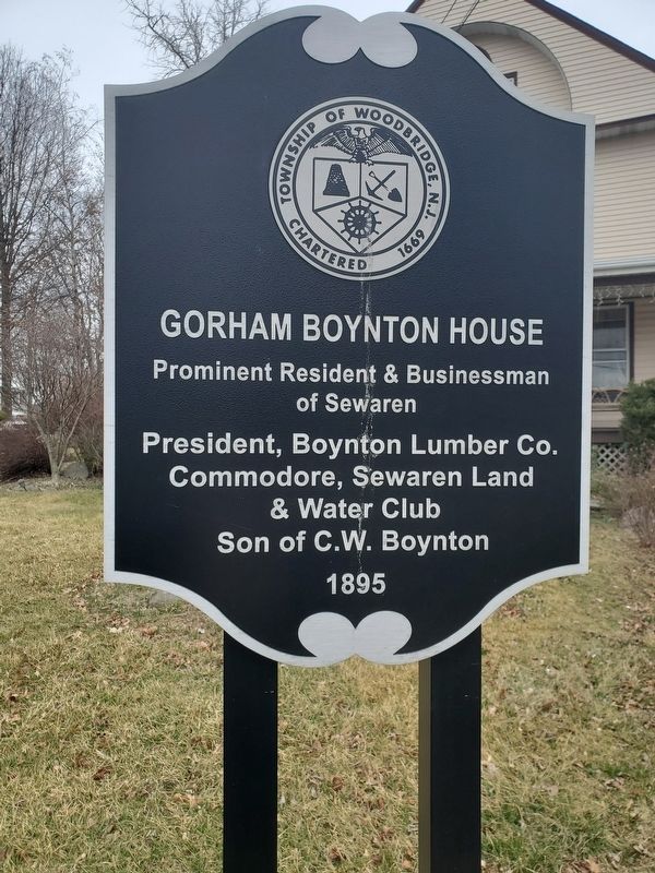 Gorham Boynton House Marker image. Click for full size.