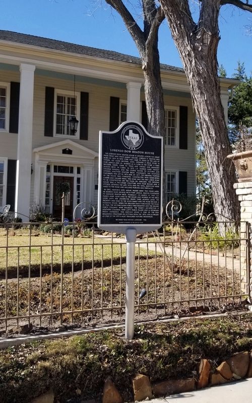 The Lorenzo Dow Heaton House and Marker image. Click for full size.