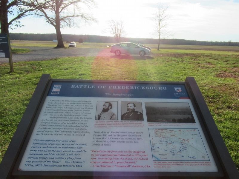 Battle of Fredericksburg Marker image. Click for full size.