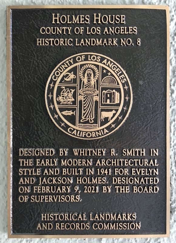 Holmes House Marker. Click for full size. Holmes House Marker image. Click for full size.