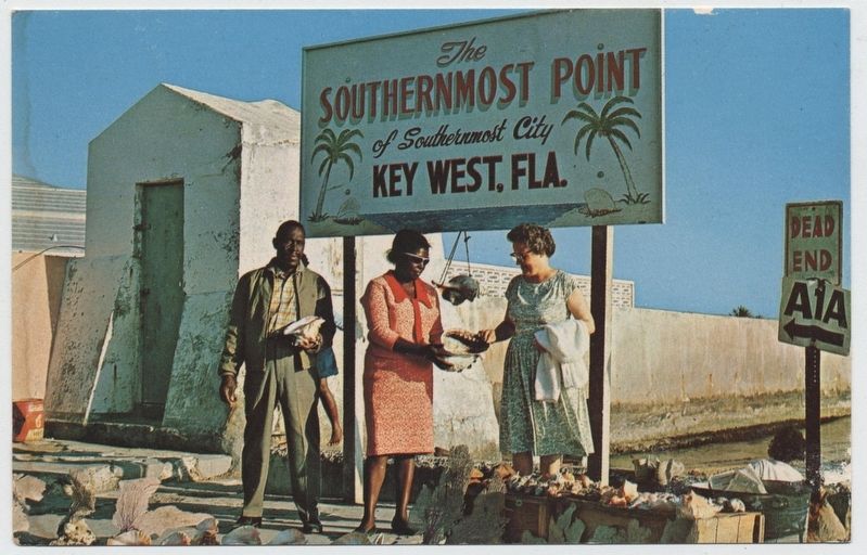 Southernmost Point postcard image. Click for full size.