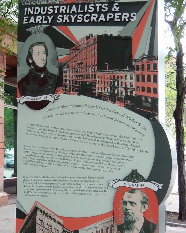 Industrialists & Early Skyscrapers Marker. Click for full size. Industrialists & Early Skyscrapers Marker image. Click for full size.
