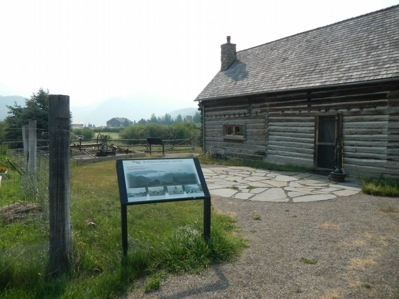 The Historic Crail Ranch - East View Marker image. Click for full size.