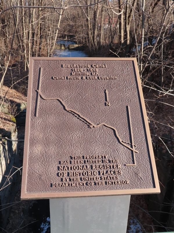 Blackstone Canal Marker image. Click for full size.