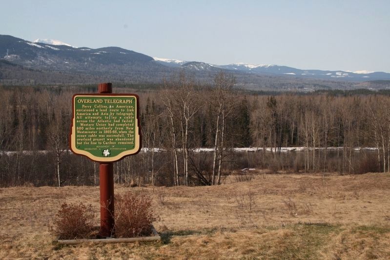 Overland Telegraph Marker. Click for full size. Overland Telegraph Marker image. Click for full size.