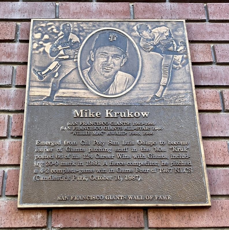 Mike Krukow Marker image. Click for full size.