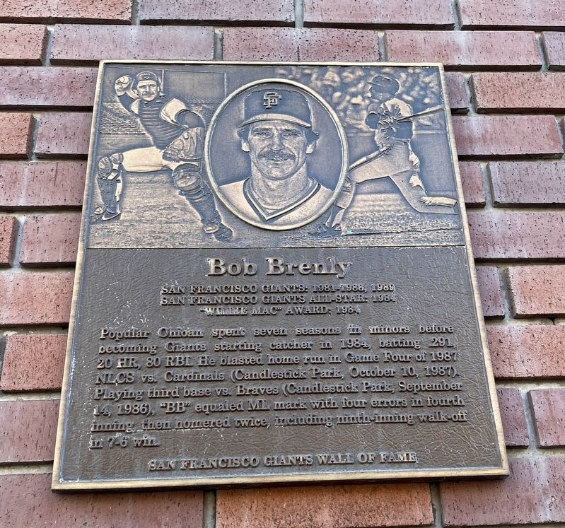 Bob Brenly Marker image. Click for full size.