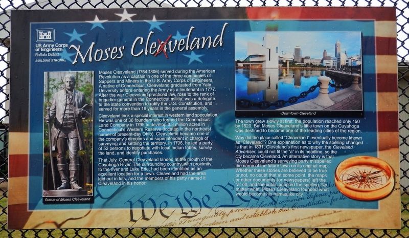 Moses Cleaveland Marker image. Click for full size.