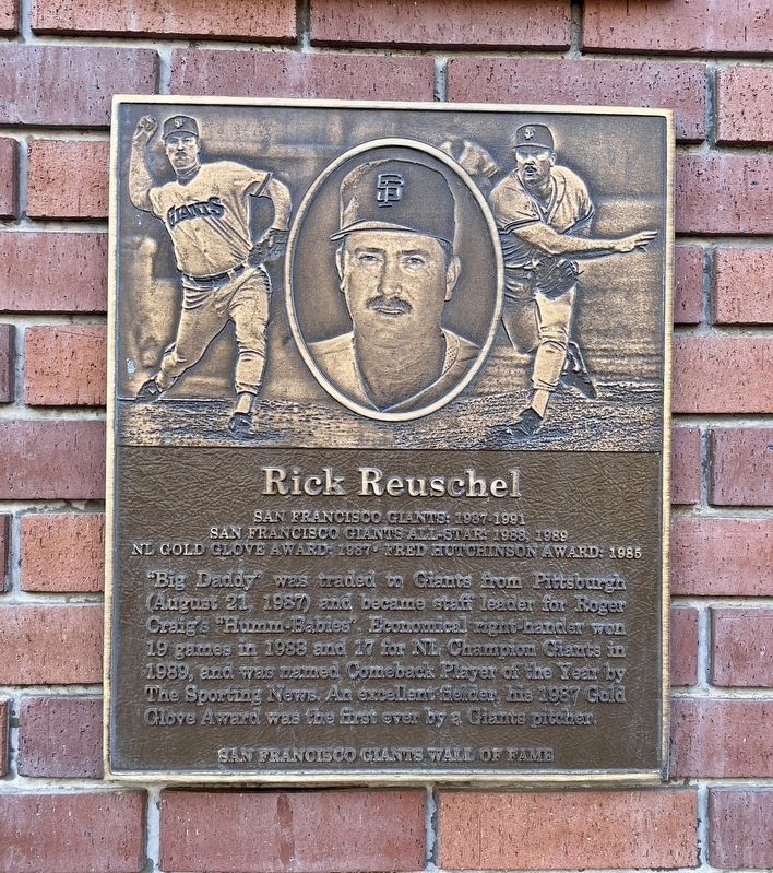 Rick Reuschel Marker image. Click for full size.