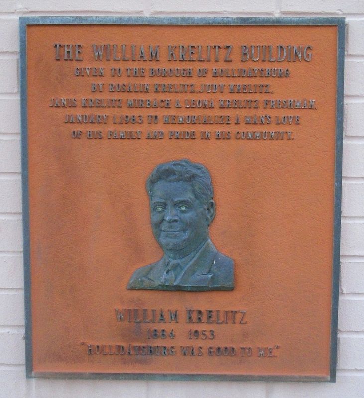 The William Krelitz Building Marker image. Click for full size.