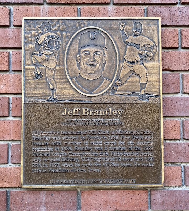 Jeff Brantley Marker image. Click for full size.