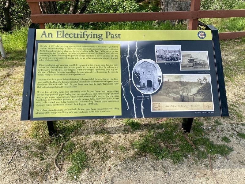 An Electrifying Past Marker image. Click for full size.