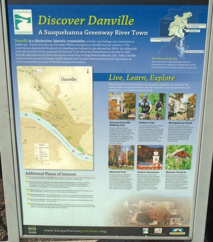 Discover Danville Marker image. Click for full size.
