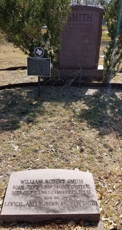 The William Robert Smith Gravestone and Marker image. Click for full size.