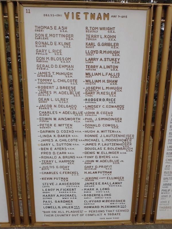 Liberty Township Veterans Memorial. Click for full size. Liberty Township Veterans Memorial image. Click for full size.