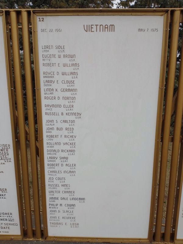 Liberty Township Veterans Memorial. Click for full size. Liberty Township Veterans Memorial image. Click for full size.
