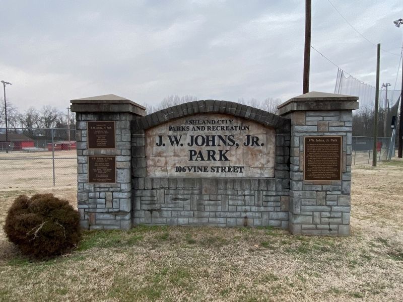 J.W. Johns, Jr. Park Marker image. Click for full size.