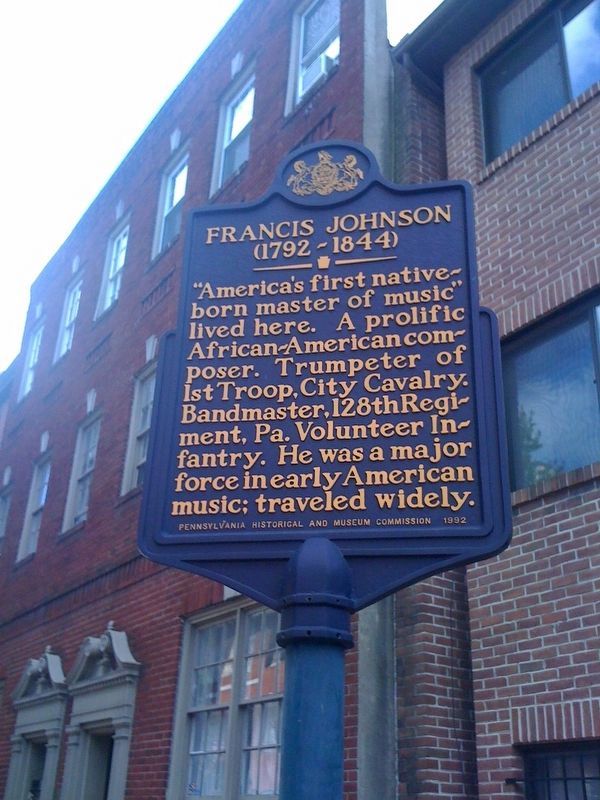 Francis Johnson Marker image. Click for full size.