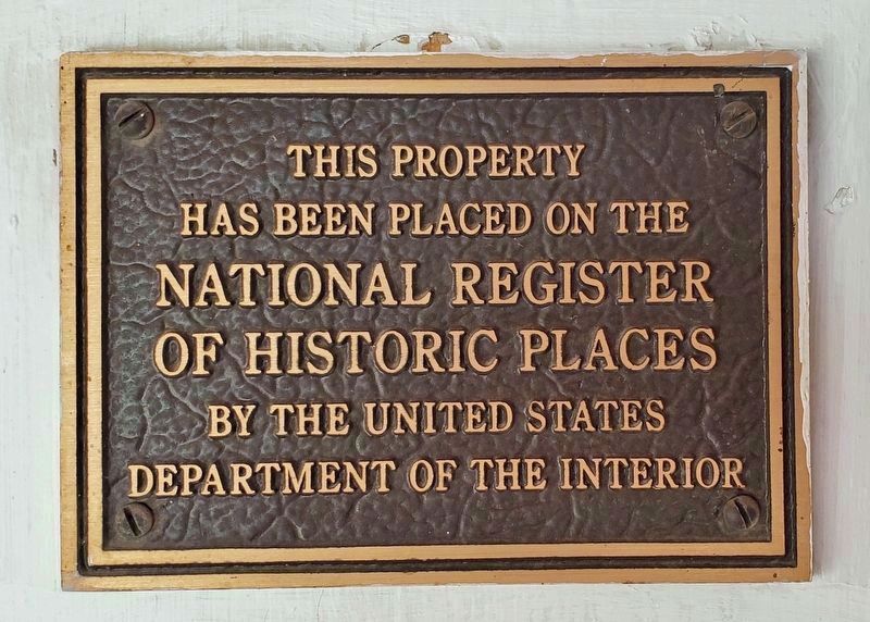 National Register of Historic Places Marker image. Click for more information.