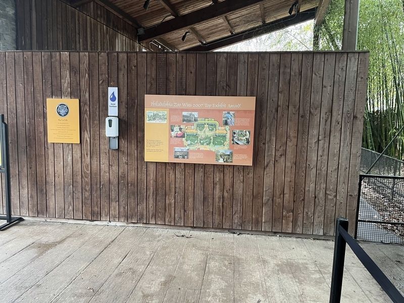Philadelphia Zoo Wins 2007 Top Exhibit Award! Marker image. Click for full size.