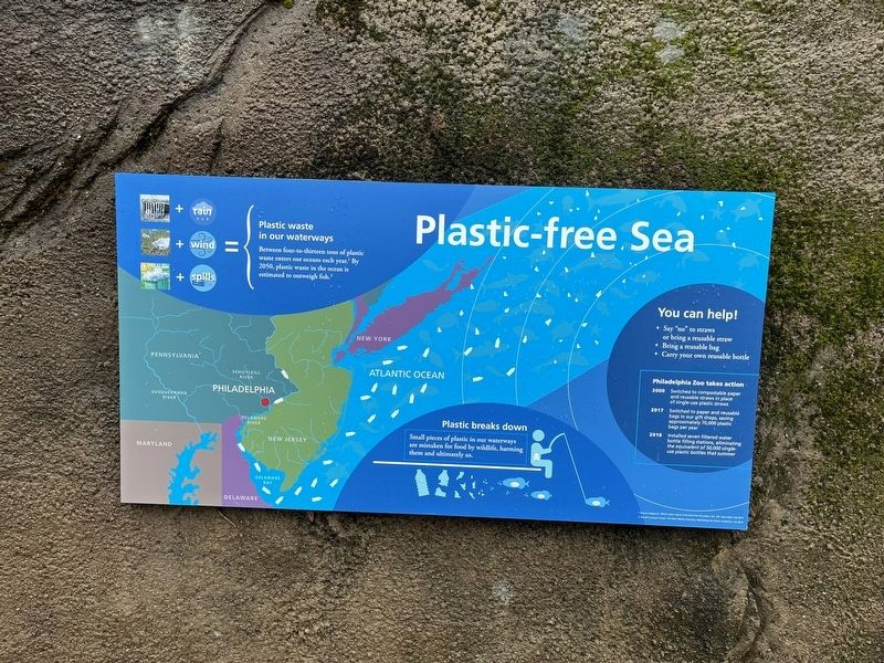 Plastic-free Sea Marker image. Click for full size.