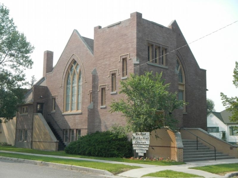 Methodist Episcopal Church at Three Forks image. Click for full size.