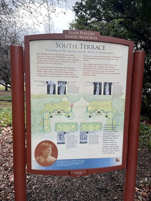 South Terrace Marker. Click for full size. South Terrace Marker image. Click for full size.