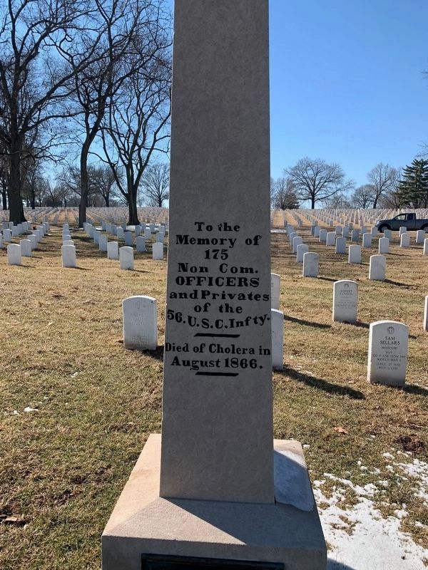 56th U.S. Colored Infantry Memorial. Click for full size. 56th U.S. Colored Infantry Memorial image. Click for full size.