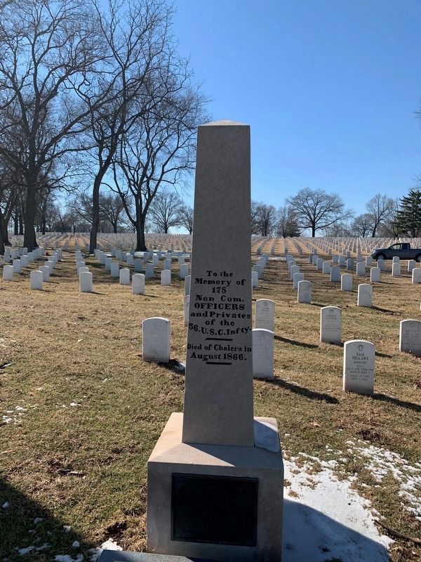 56th U.S. Colored Infantry Memorial. Click for full size. 56th U.S. Colored Infantry Memorial image. Click for full size.