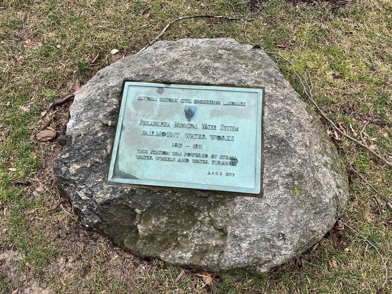 Philadelphia Municipal Water System Marker. Click for full size. Philadelphia Municipal Water System Marker image. Click for full size.