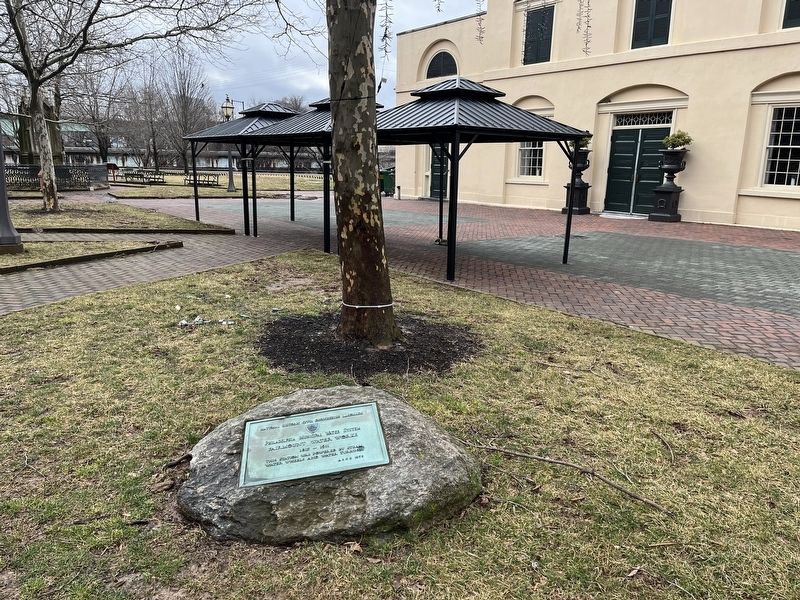 Philadelphia Municipal Water System Marker. Click for full size. Philadelphia Municipal Water System Marker image. Click for full size.