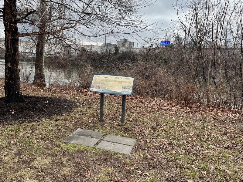 Navigating the Tidal Schuylkill Marker image. Click for full size.