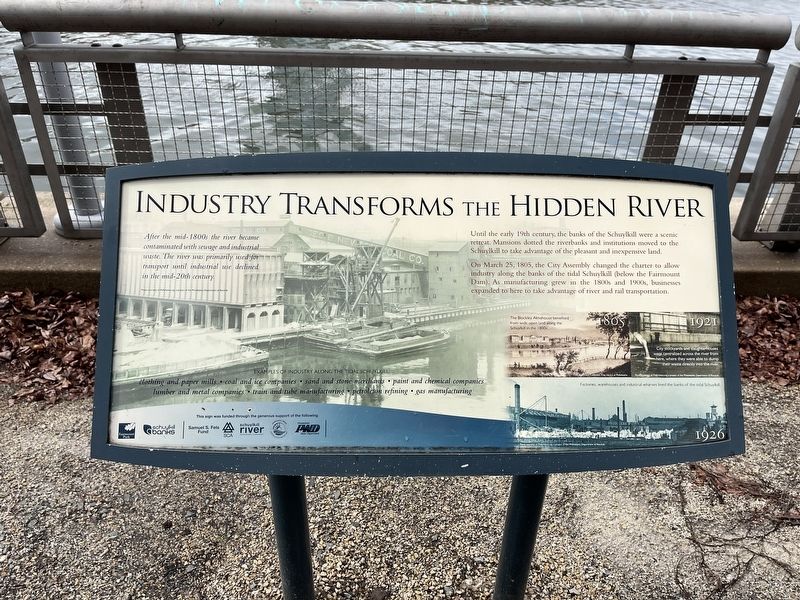 Industry Transforms the Hidden River Marker. Click for full size. Industry Transforms the Hidden River Marker image. Click for full size.