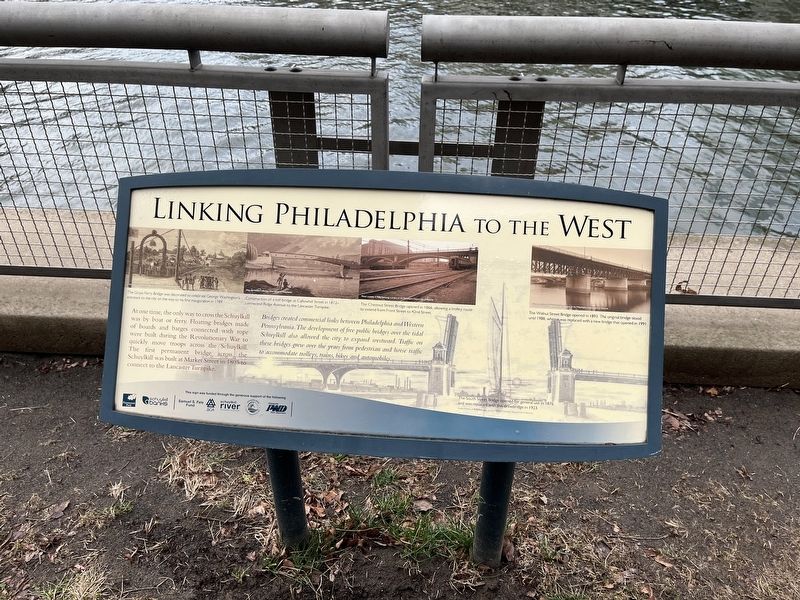 Linking Philadelphia to the West Marker image. Click for full size.
