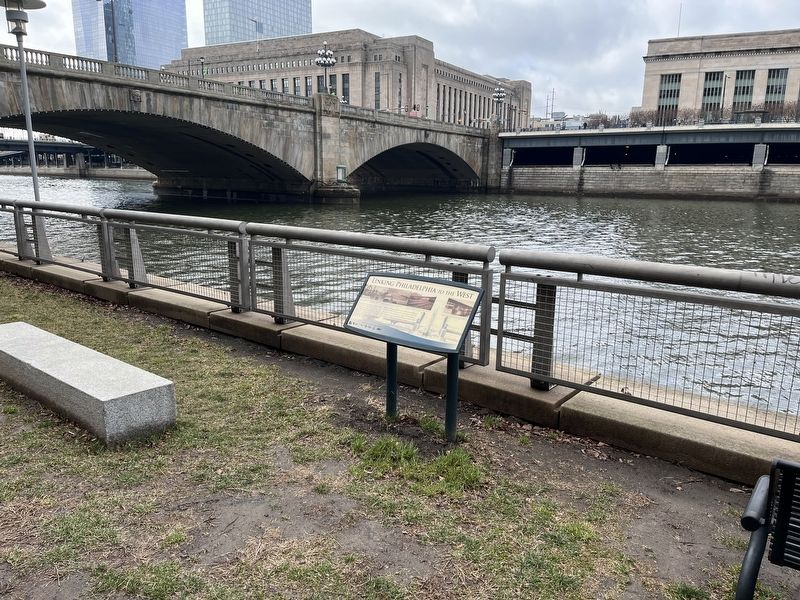 Linking Philadelphia to the West Marker. Click for full size. Linking Philadelphia to the West Marker image. Click for full size.