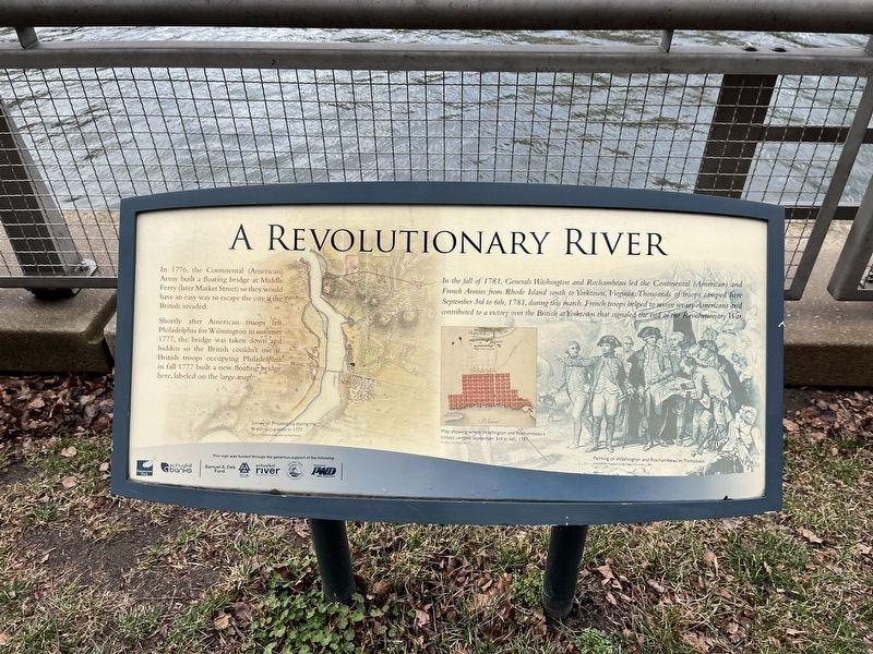 A Revolutionary River Marker. Click for full size. A Revolutionary River Marker image. Click for full size.
