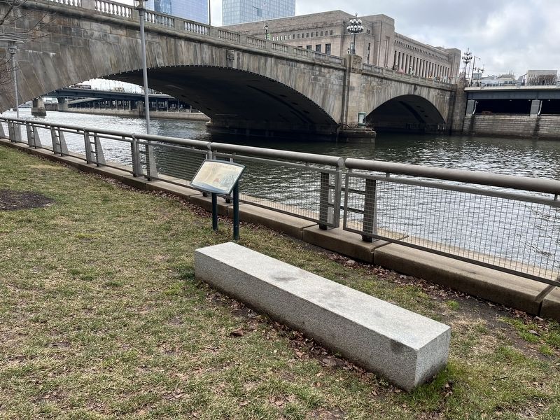 A Revolutionary River Marker image. Click for full size.