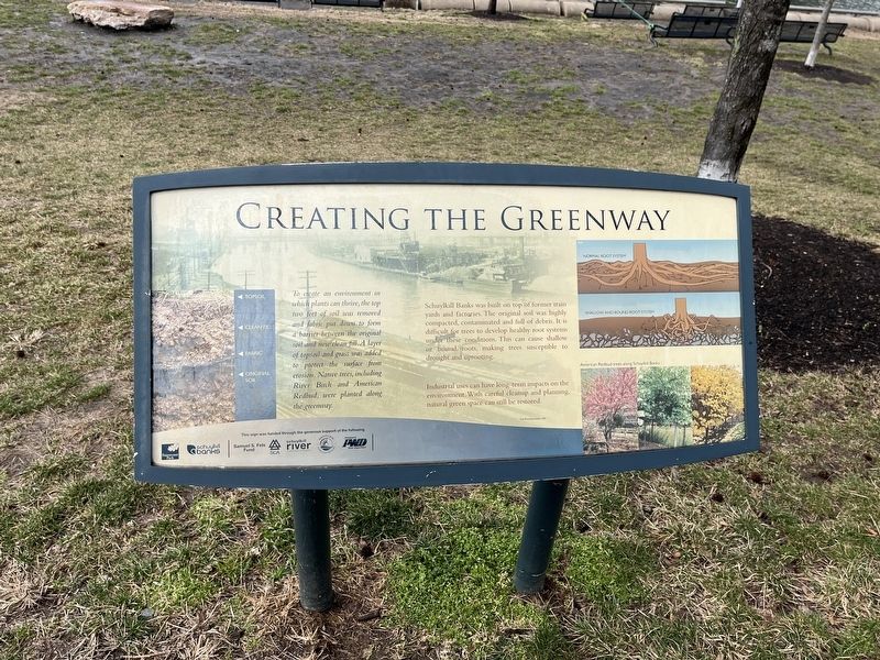 Creating the Greenway Marker. Click for full size. Creating the Greenway Marker image. Click for full size.